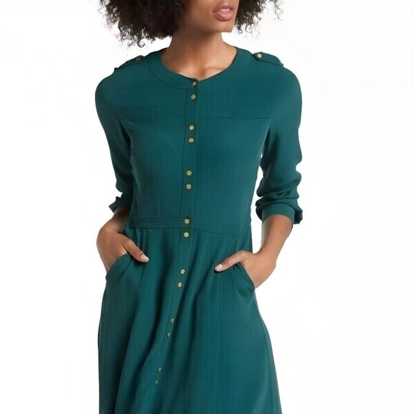 Boden Ashbourne Dress - Size 10 US - Forest - Picture 1 of 4